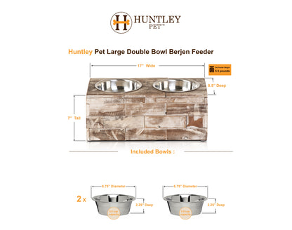 Huntley Berjen Large Double Feeder | 02141