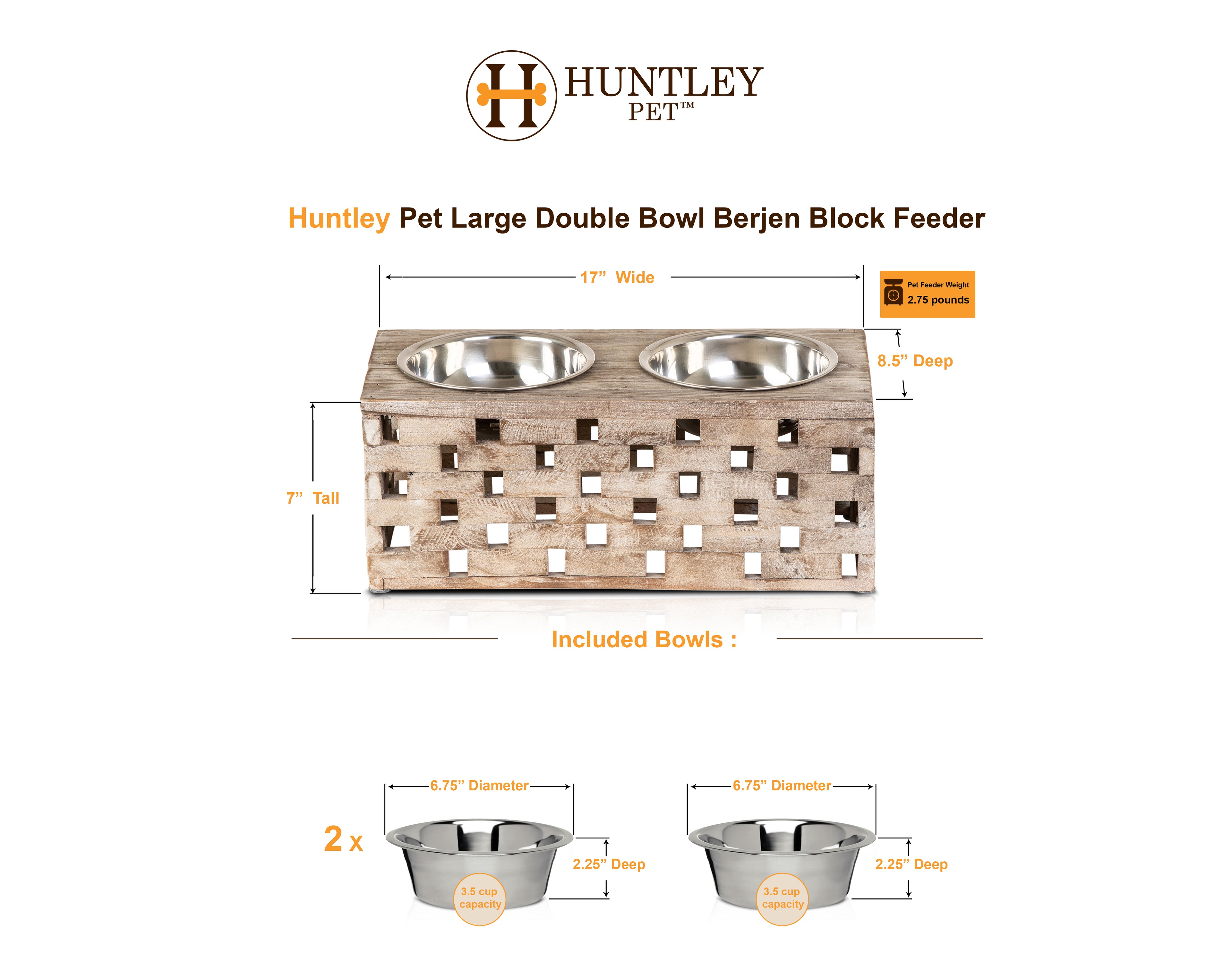 Huntley Pet Berjen Block Feeder, Large | 02143