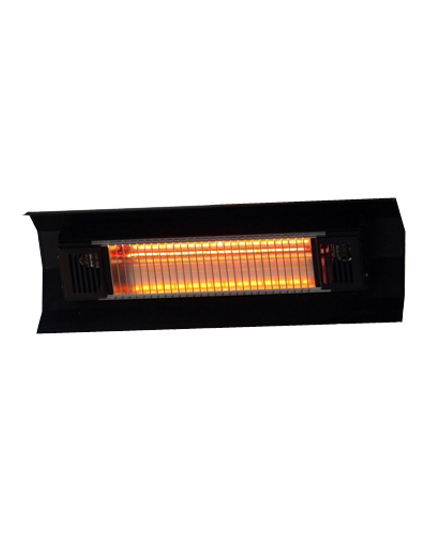 Black Steel Wall Mounted Infrared Patio Heater