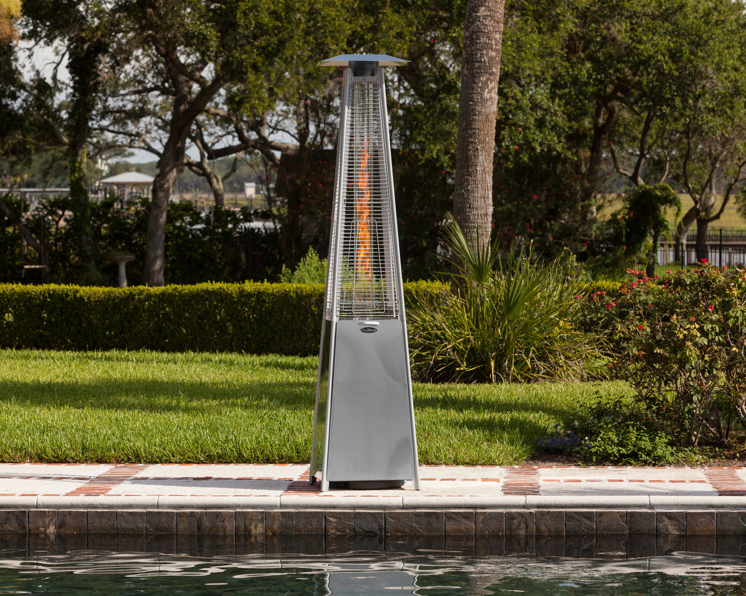 Stainless Steel Pyramid Flame Heater | 60523