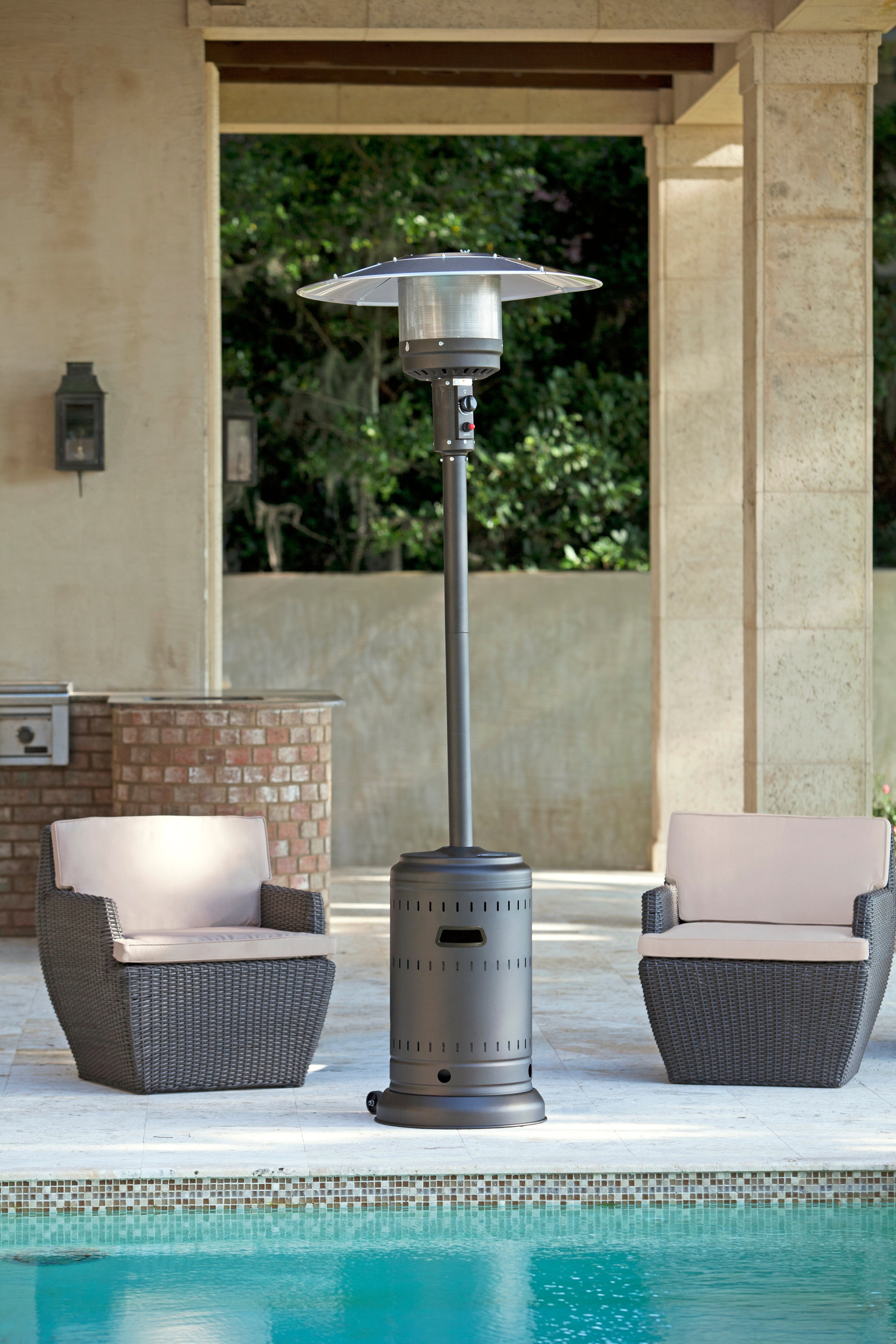 Mocha Finish Commercial Patio Heater | 60788