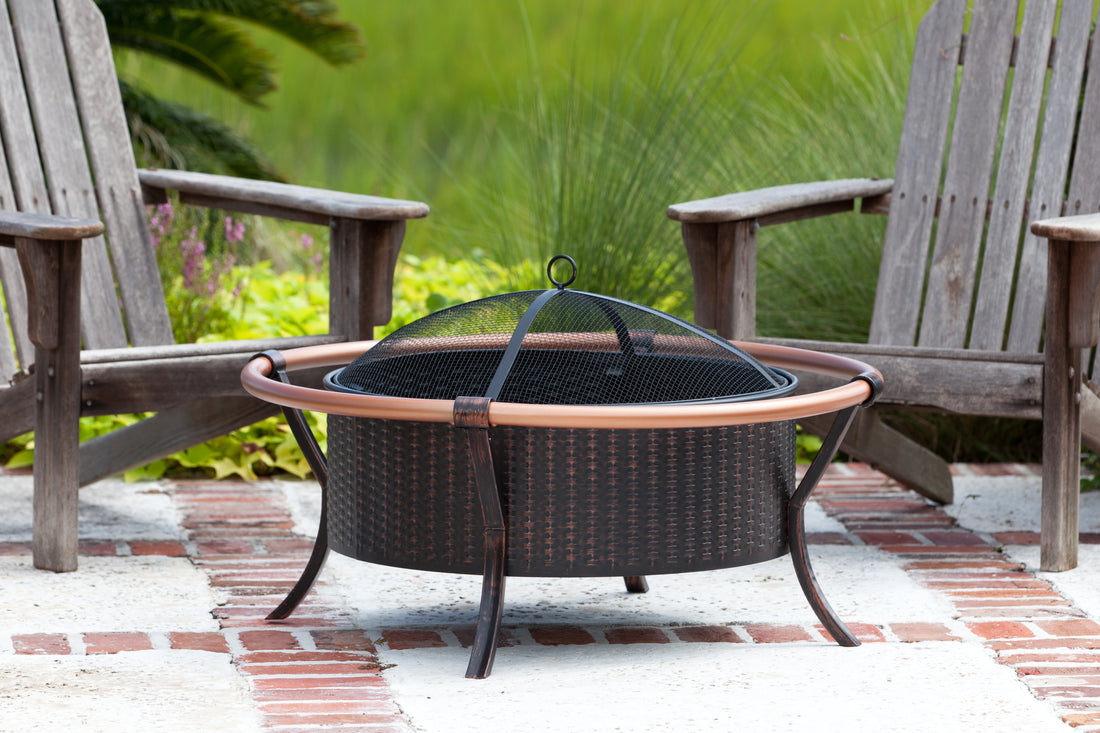 Copper Rail Fire Pit | 60859