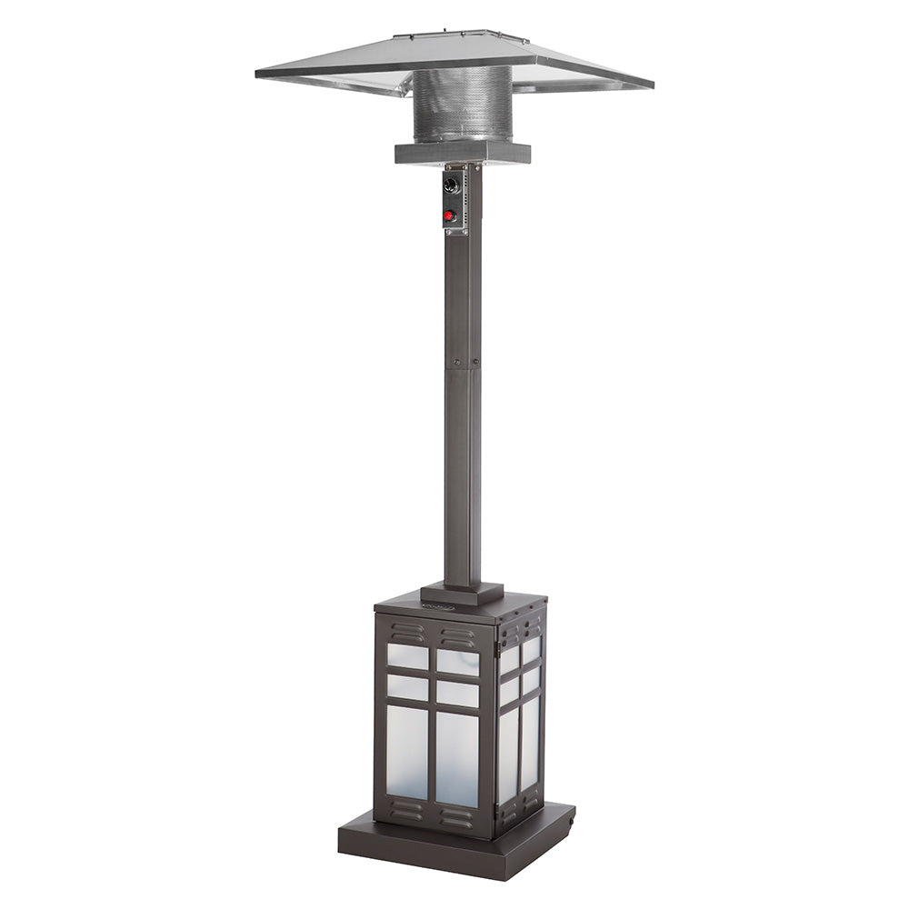 Dauphine Square Mocha Illuminated Patio Heater - Costco.com Exclusive | 60951