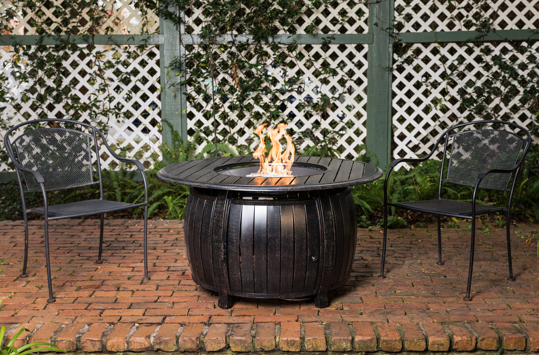 Grand Cooper Aluminum Round LPG Fire Pit | 61832