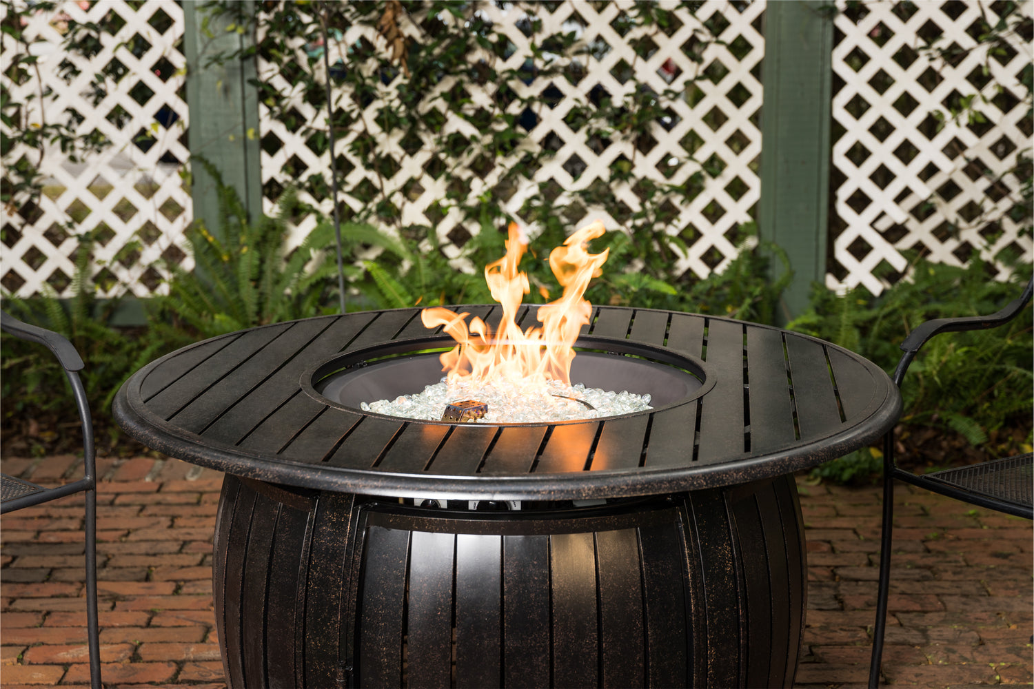 Grand Cooper Aluminum Round LPG Fire Pit | 61832