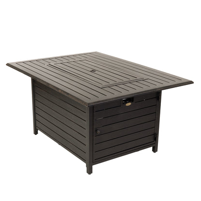 Longmont Aluminum Rectangular LPG Fire Pit | 61898