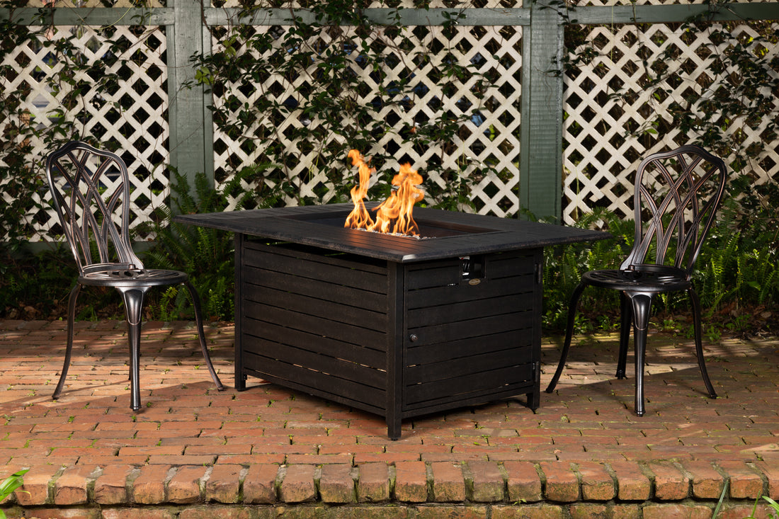 Longmont Aluminum Rectangular LPG Fire Pit | 61898