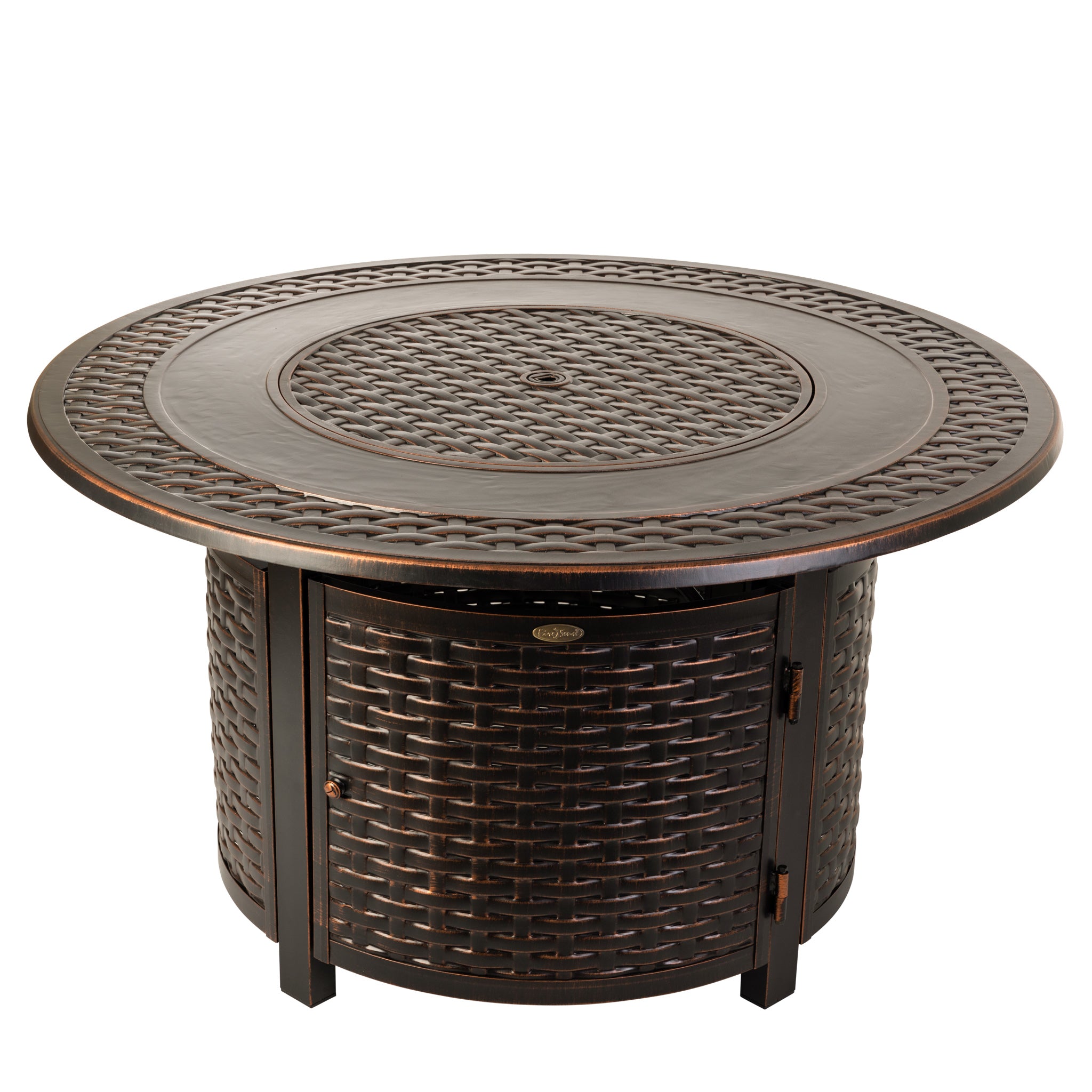 Bellante Woven Aluminum LPG Fire Pit | 62195