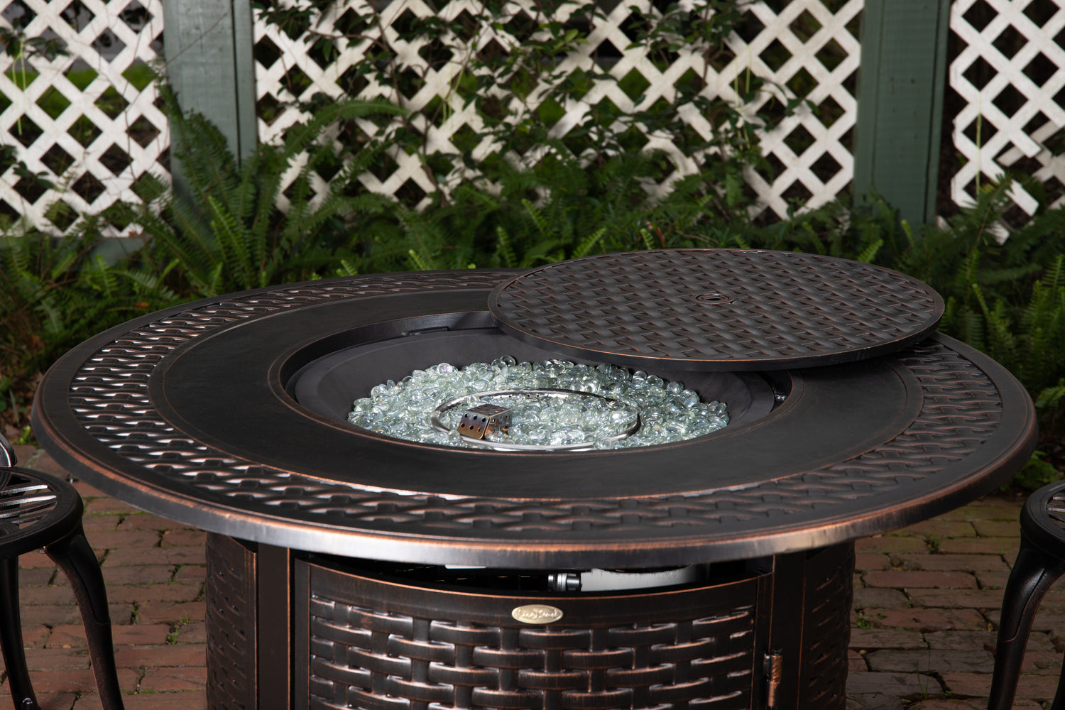 Bellante Woven Aluminum LPG Fire Pit | 62195