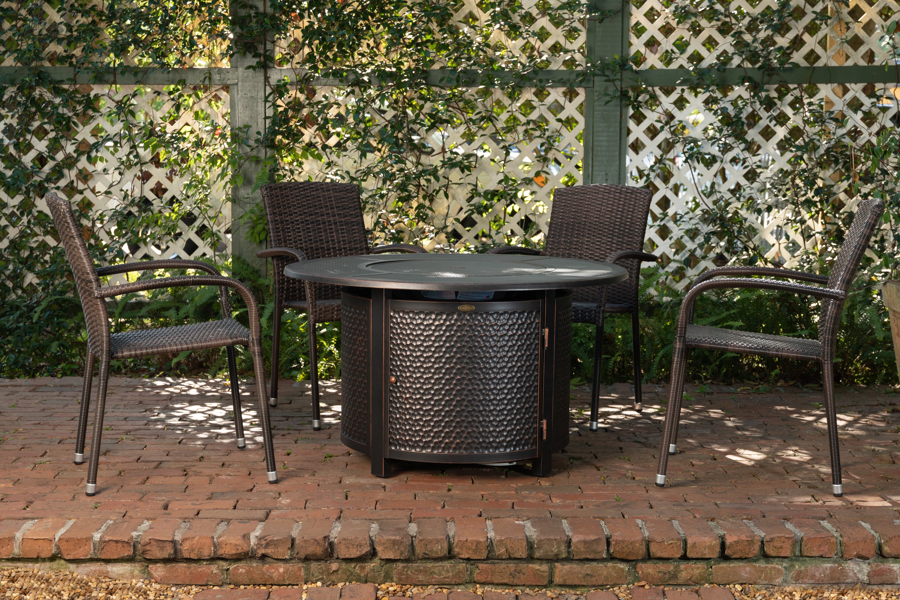 Walkers Round Aluminum LPG Fire Pit | 62354