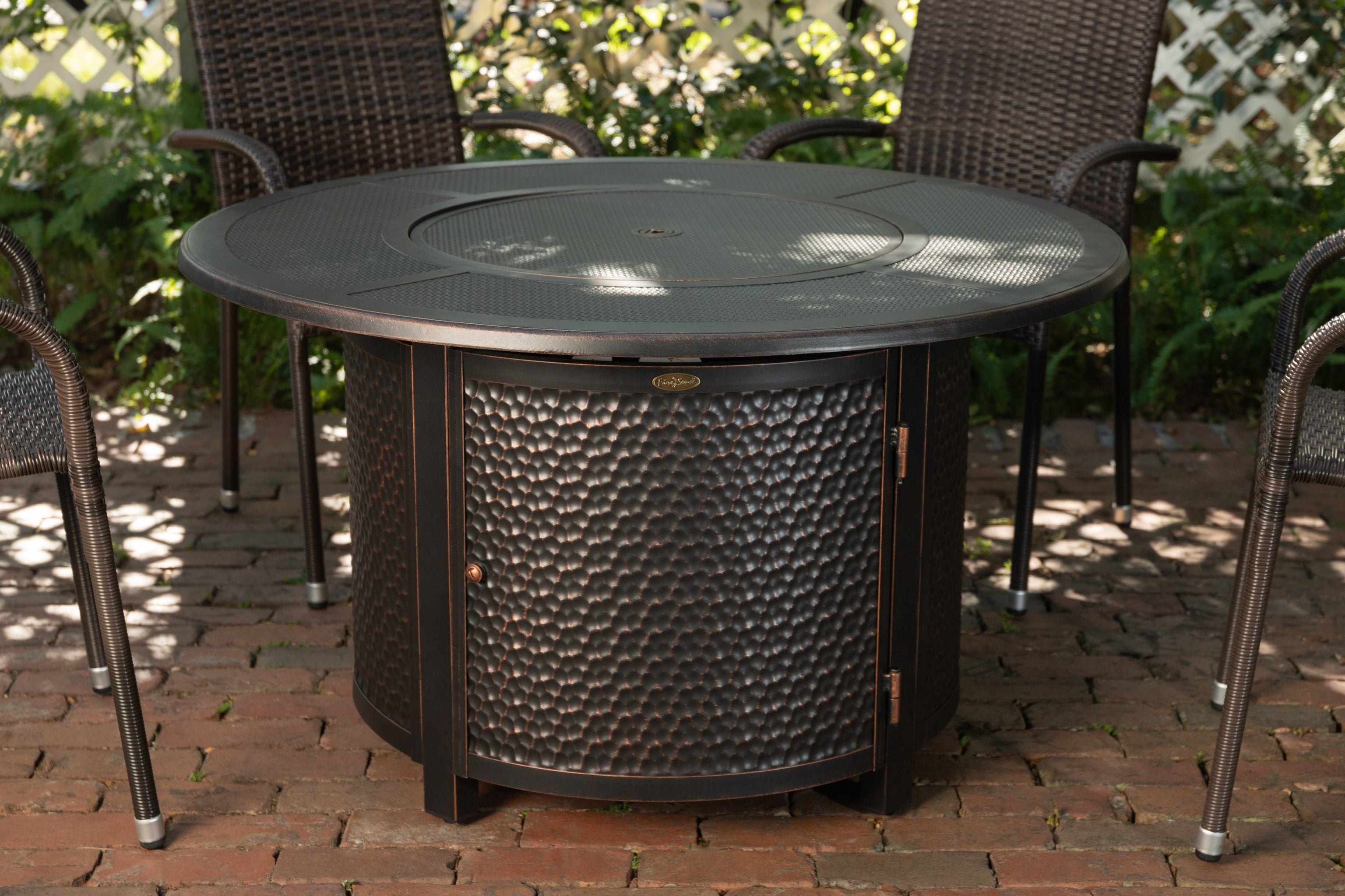 Walkers Round Aluminum LPG Fire Pit | 62354