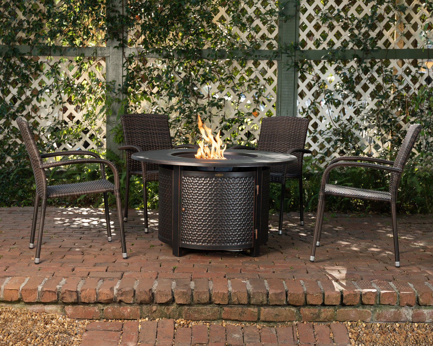 Walkers Round Aluminum LPG Fire Pit | 62354