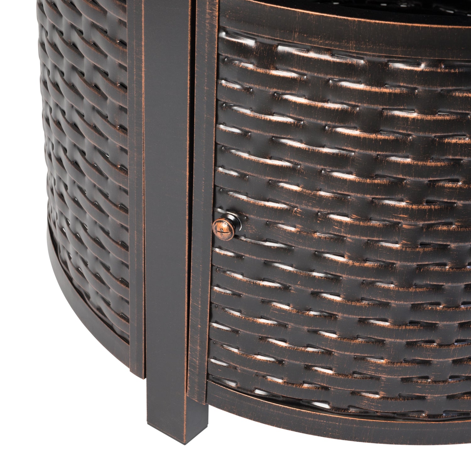 Florence Woven Aluminum LPG Fire Pit | 62373