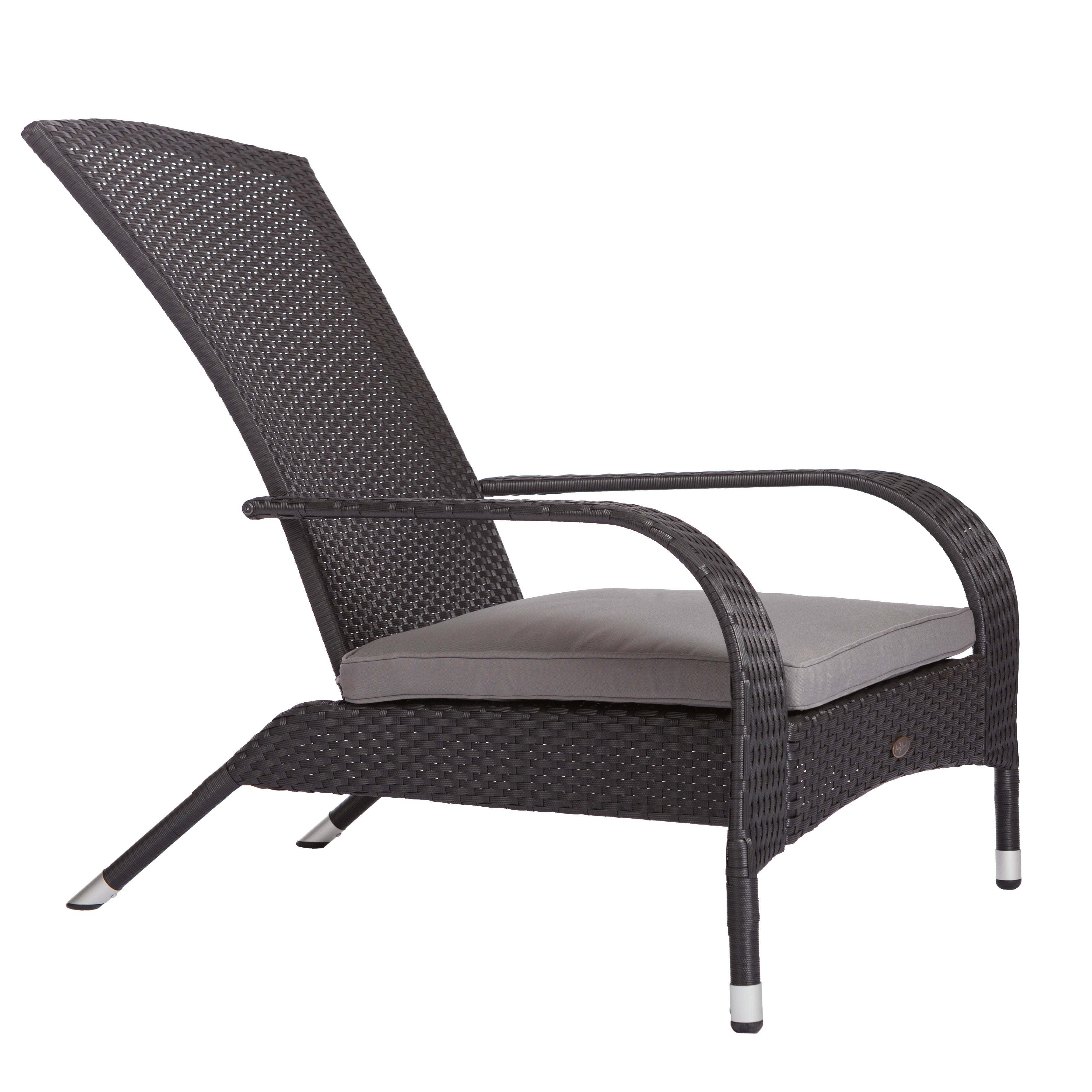 Black Coconino Wicker Chair | 62430