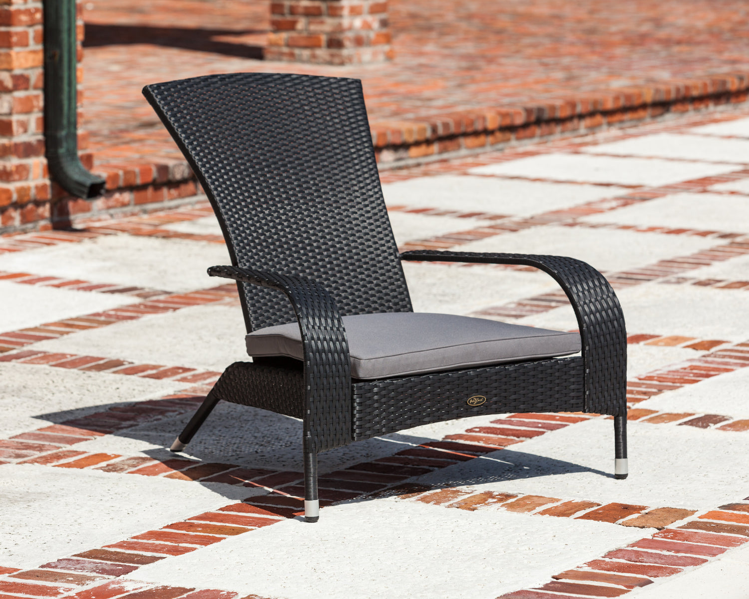 Black Coconino Wicker Chair | 62430