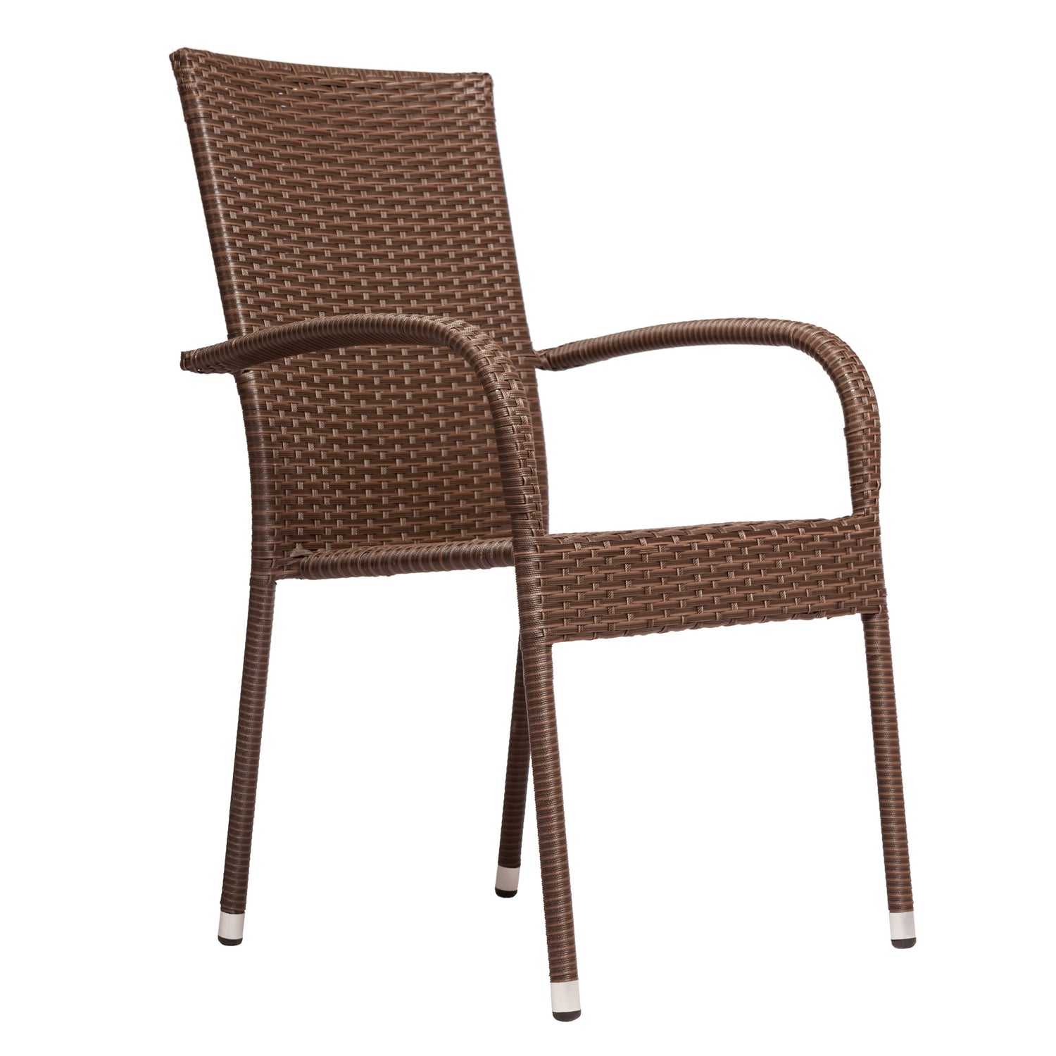 Morgan Outdoor Wicker Chair - Mocha - Set of 4 | 62664