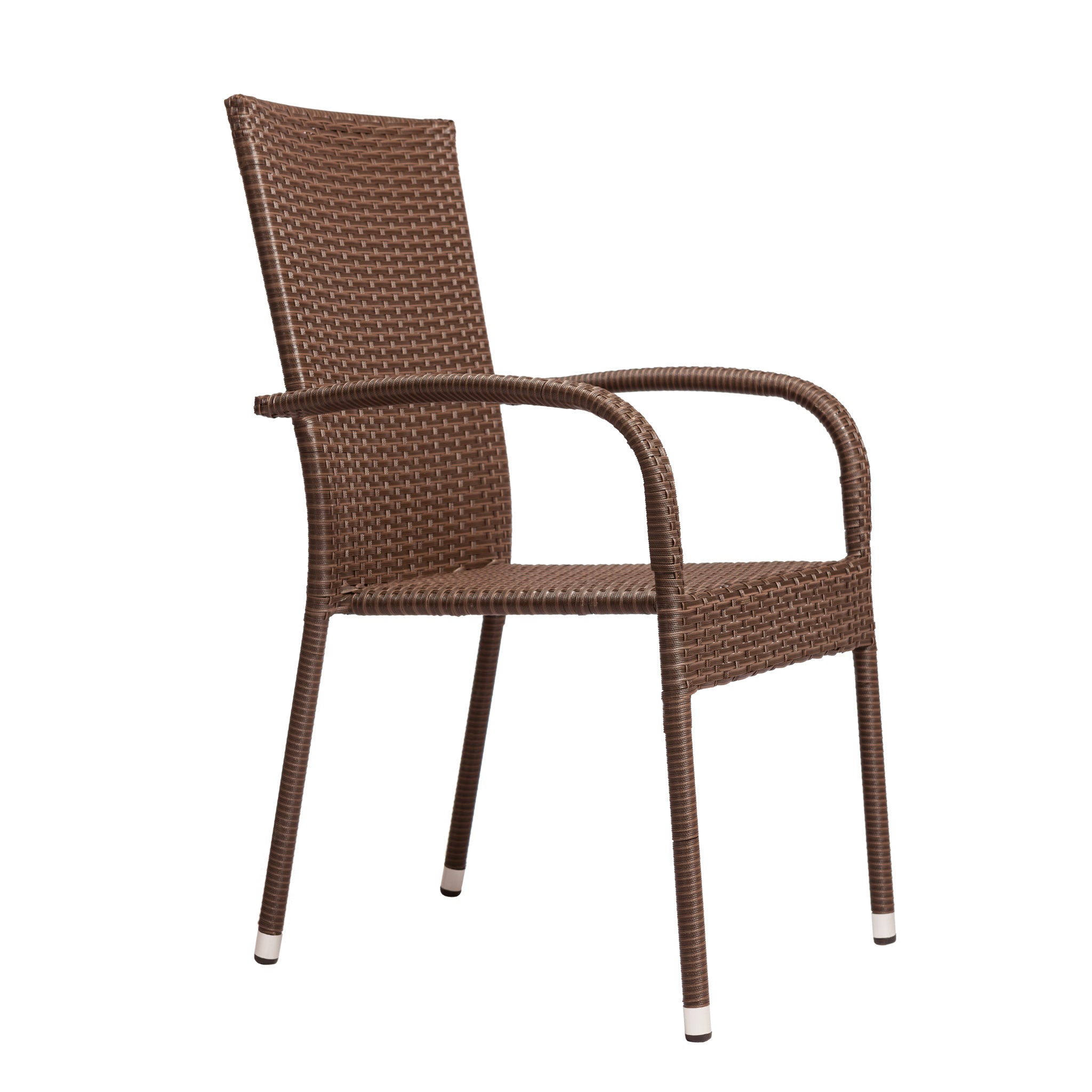 Morgan Outdoor Wicker Chair - Mocha - Set of 4 | 62664