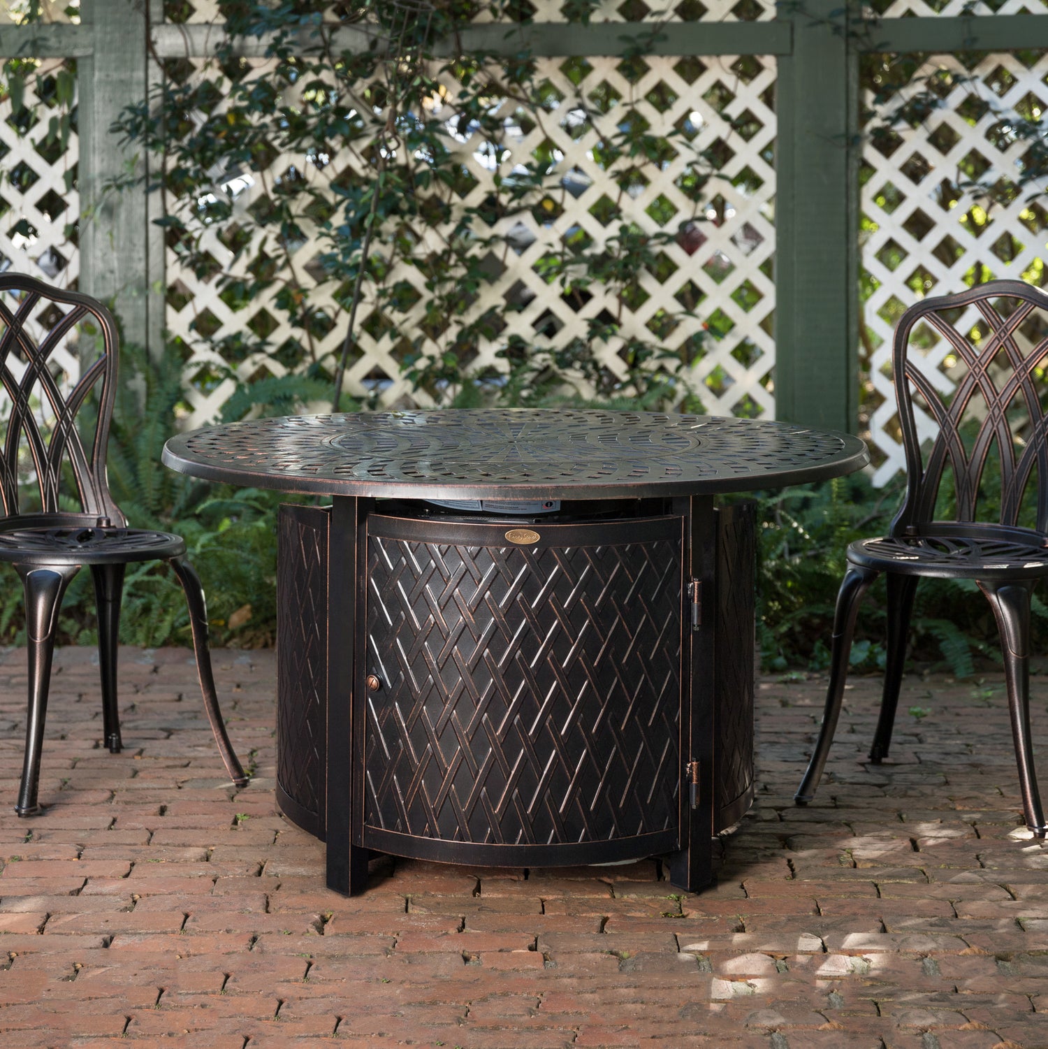 Verona Aluminum Round LPG Fire Pit | 62695