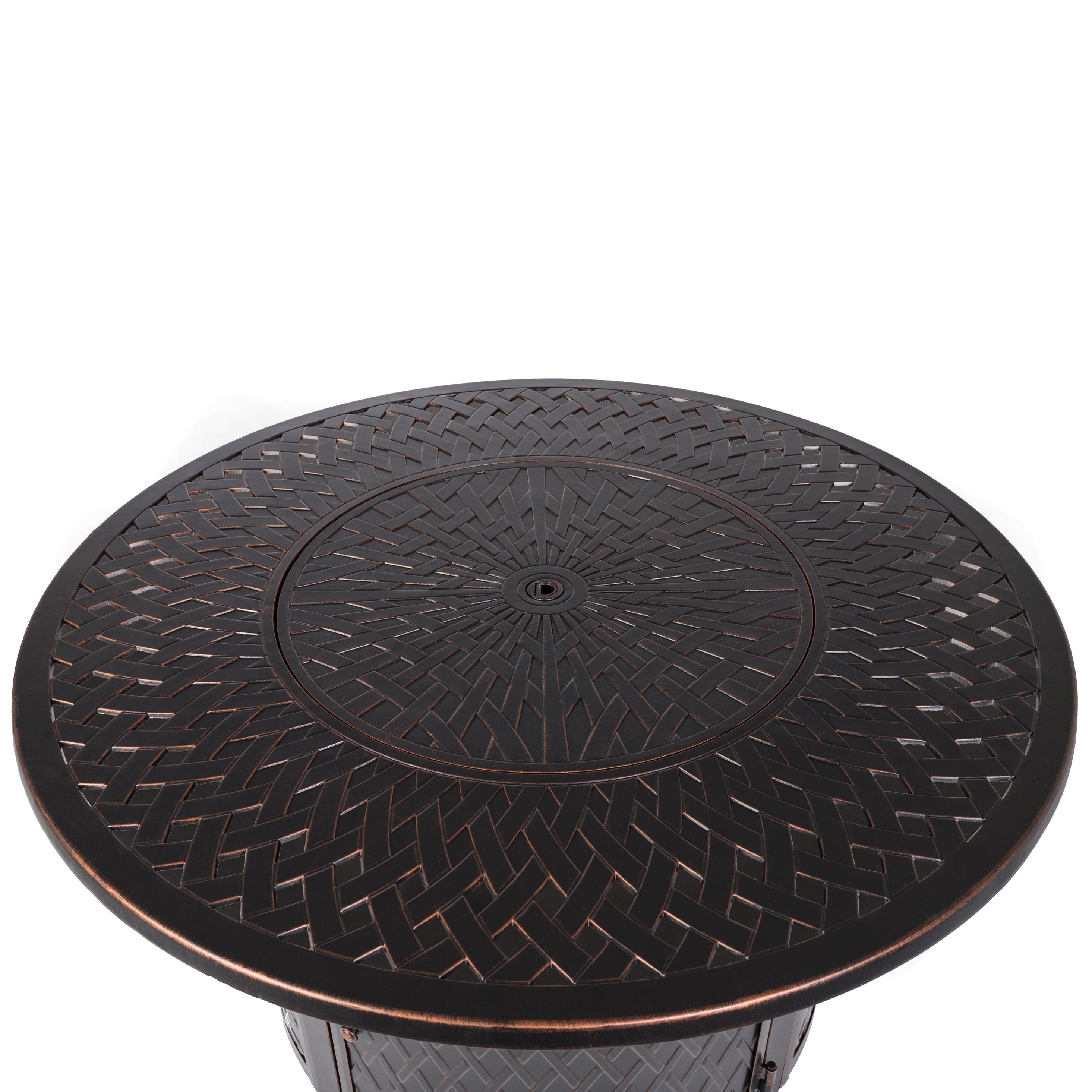 Verona Aluminum Round LPG Fire Pit | 62695