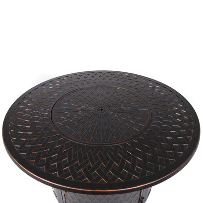 Verona Aluminum Round LPG Fire Pit | 62695