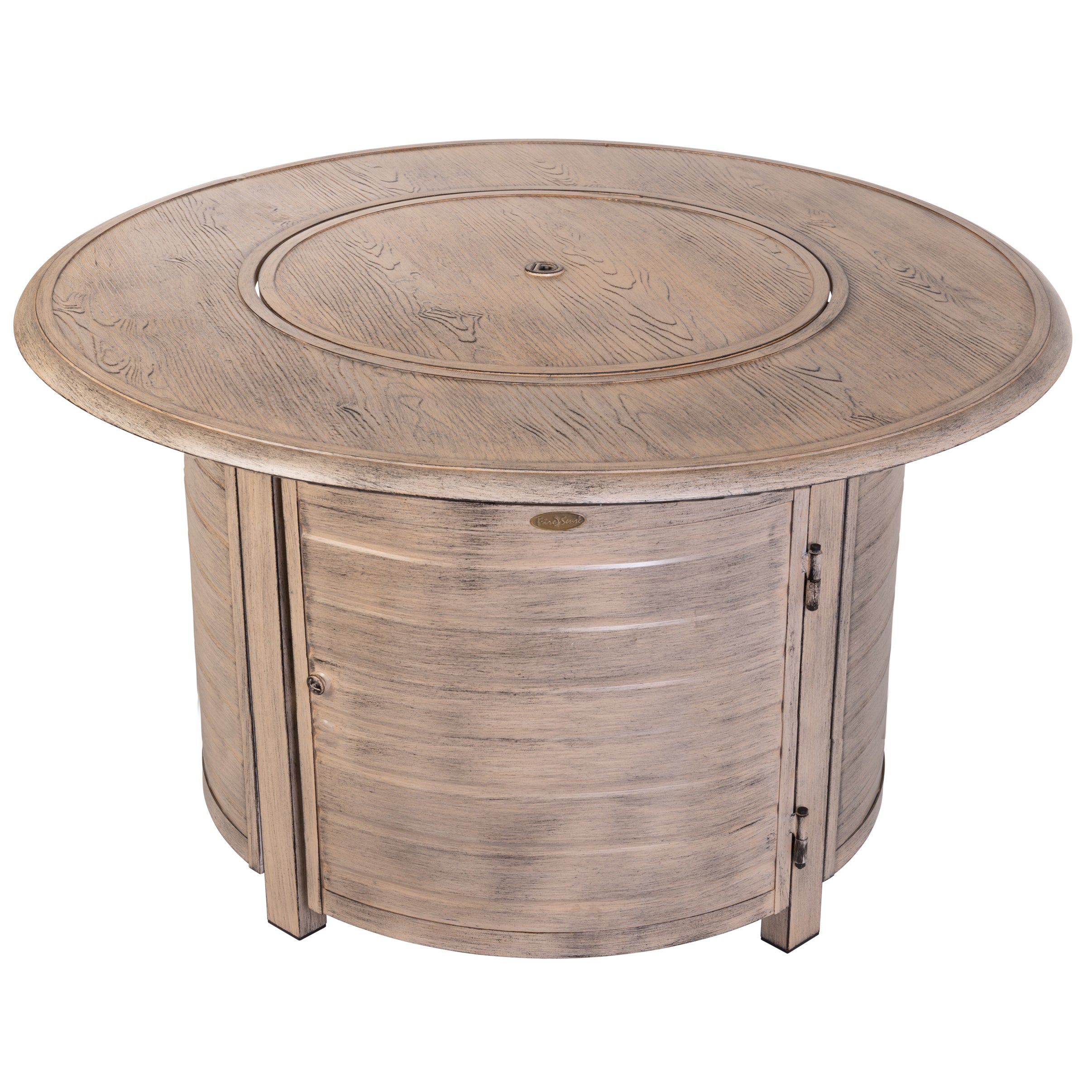 Thatcher Round LPG Fire Pit in Driftwood | 62739