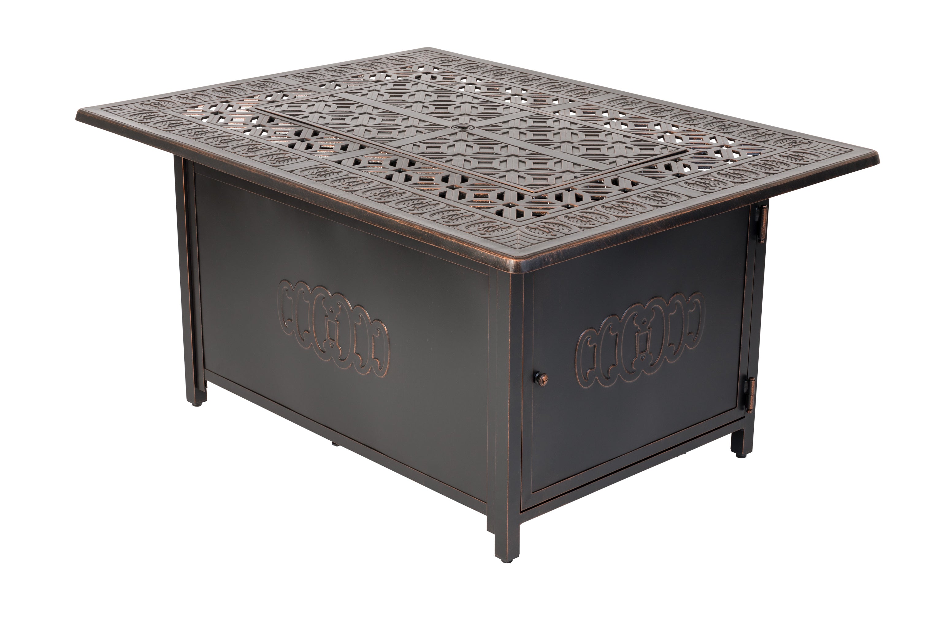 Dynasty Rectangle Aluminum LPG Fire Pit | 62743