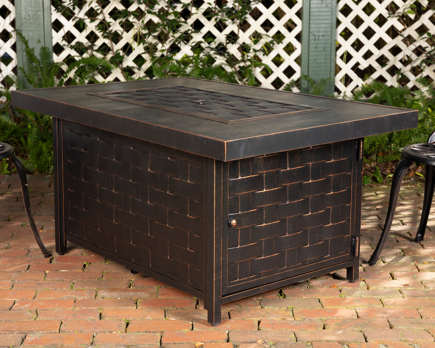 Armstrong Rectangular Aluminum LPG Fire Pit | 62745