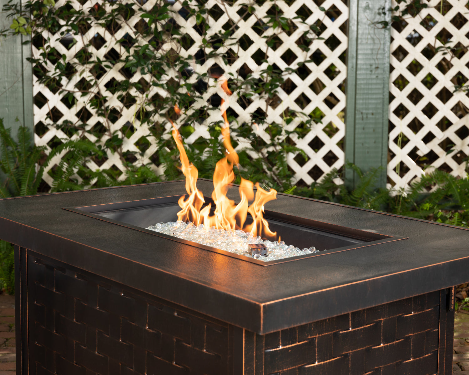 Armstrong Rectangular Aluminum LPG Fire Pit | 62745