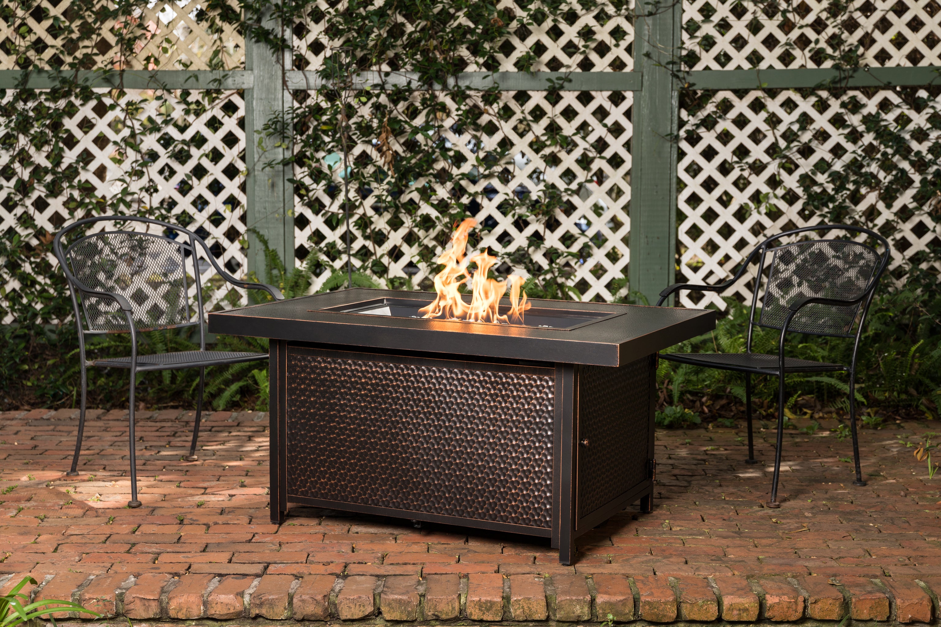 Weyland Rectangle Aluminum LPG Fire Pit | 62750