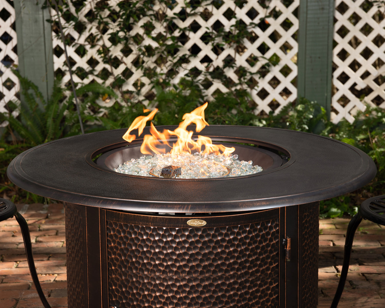 Weyland Round LPG Fire Pit in Antique Bronze | 62752