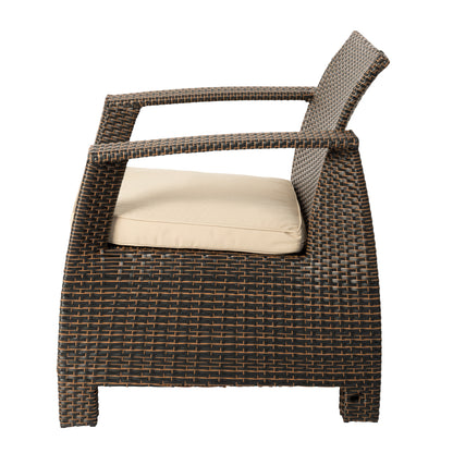 Bondi Deluxe Armchair in Mocha Wicker | 62775