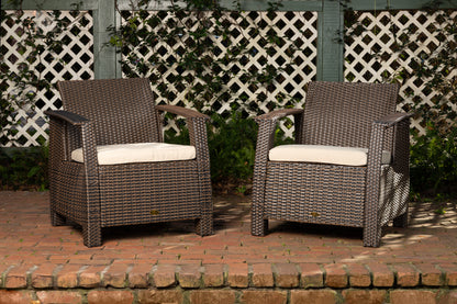 Bondi Deluxe Armchair in Mocha Wicker | 62775