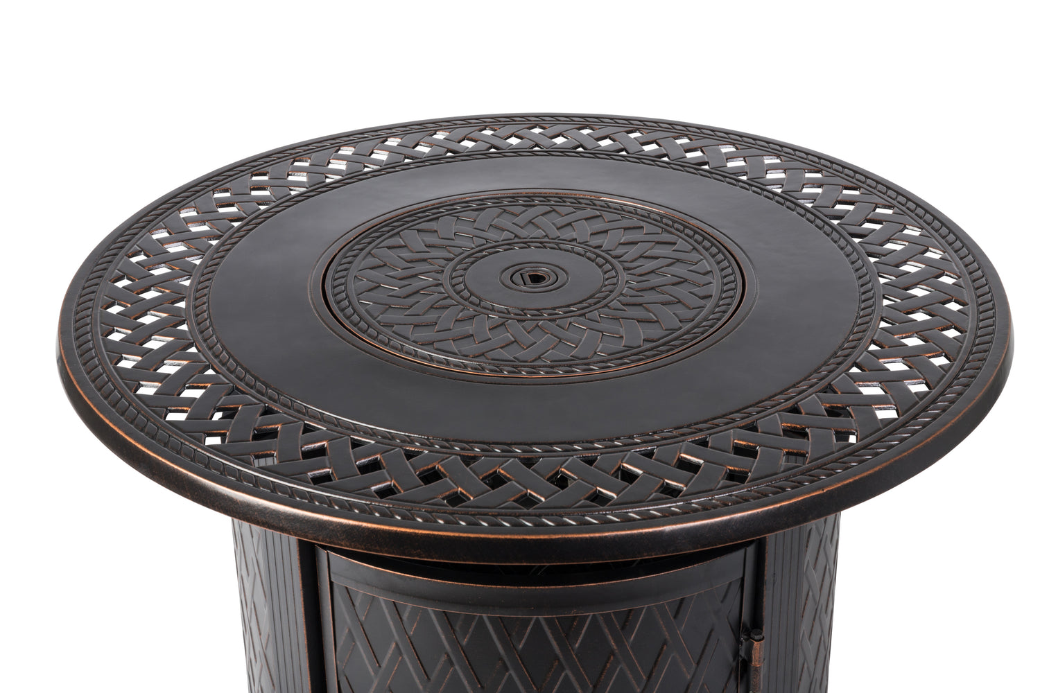 Wagner Aluminum Round LPG Fire Pit | 62988