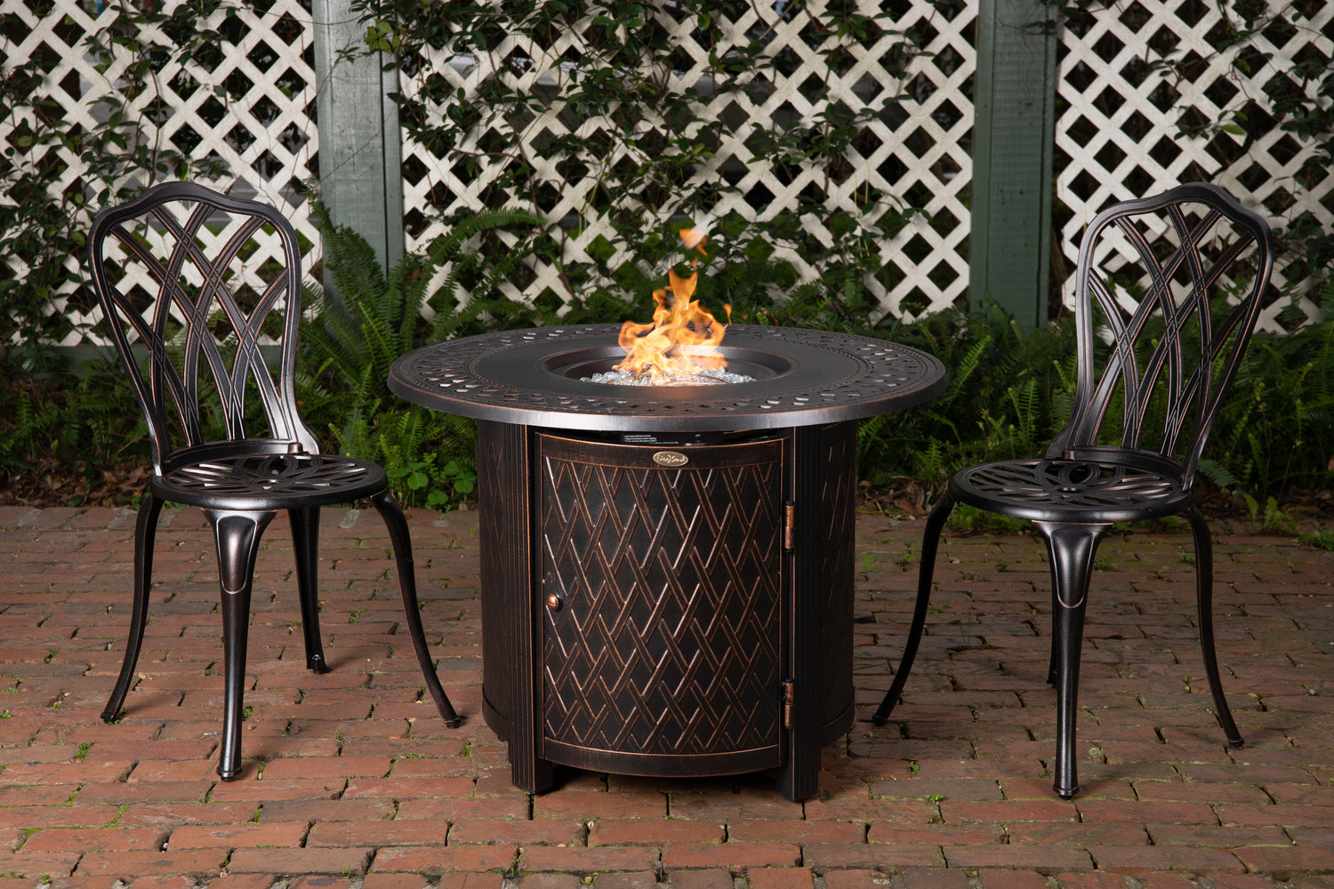 Wagner Aluminum Round LPG Fire Pit | 62988