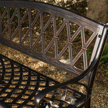 Hargrove Aluminum Patio Bench - Costco.com Exclusive | 63005