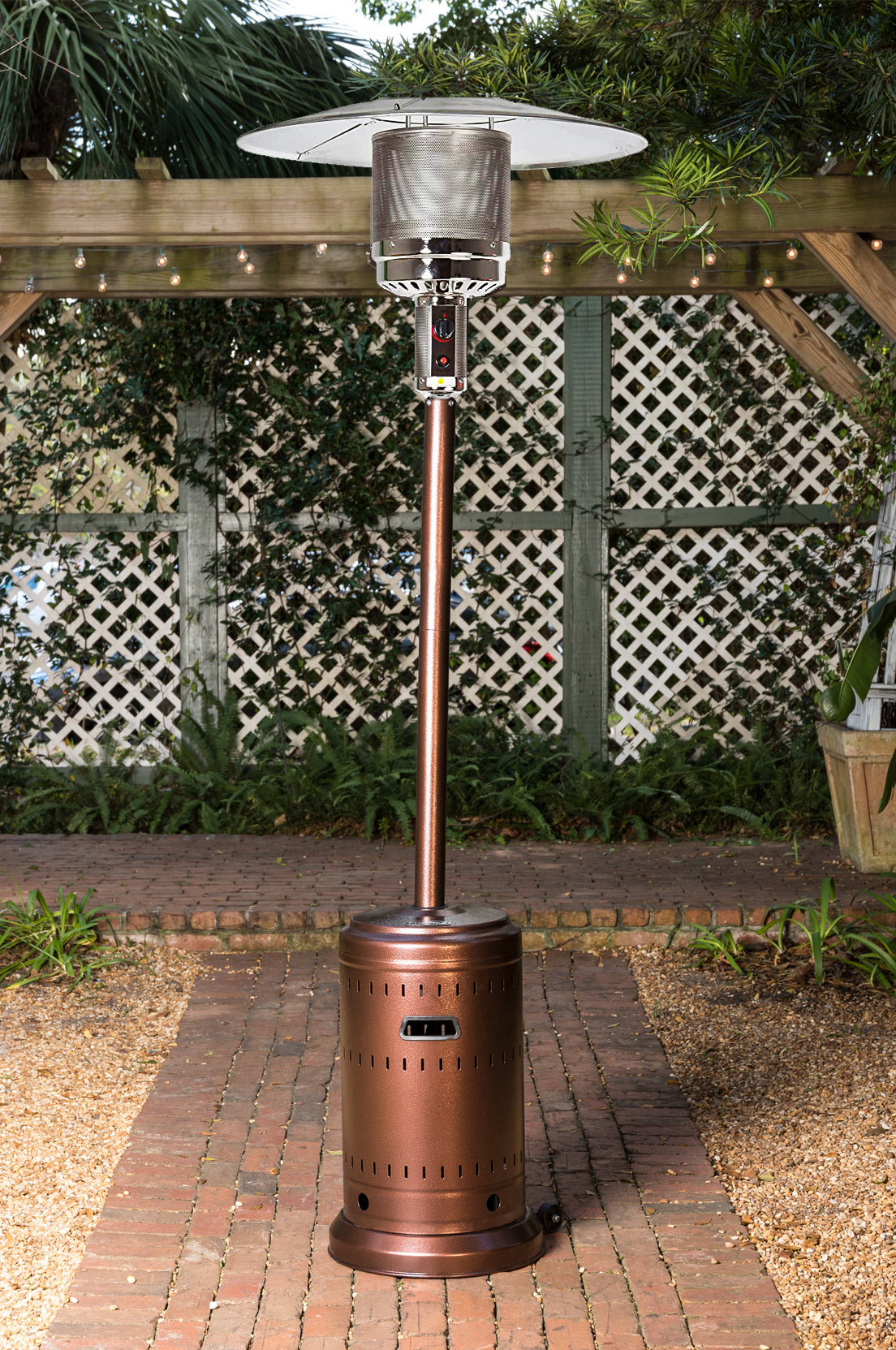 Aged Chestnut Finish Patio Heater | 63008