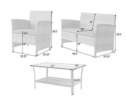 Jareth Wicker Patio Set | 63177