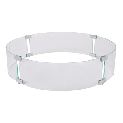 Tempered Glass Wind Guard for Round Fire Pits | 63246