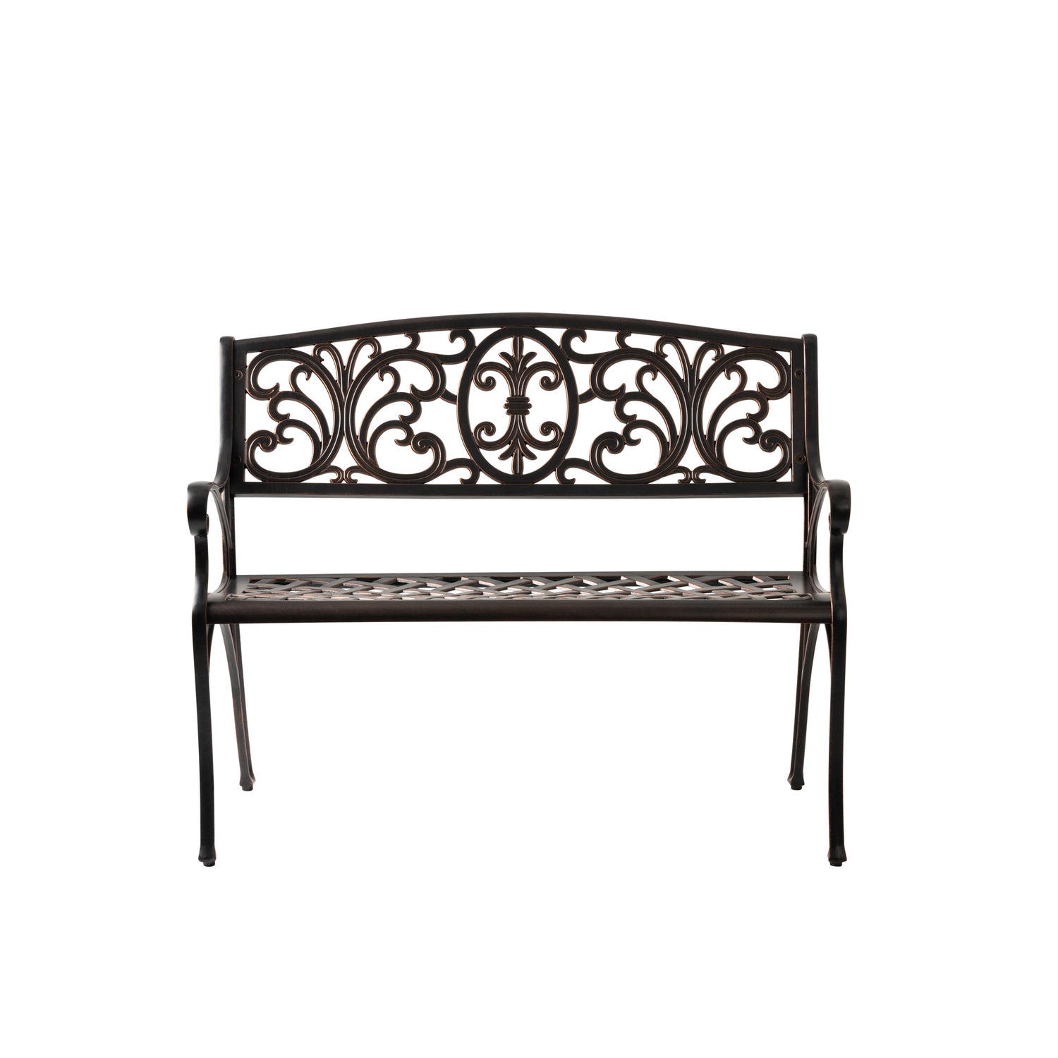 Decatur Aluminum Patio Bench in Antique Bronze | 63284