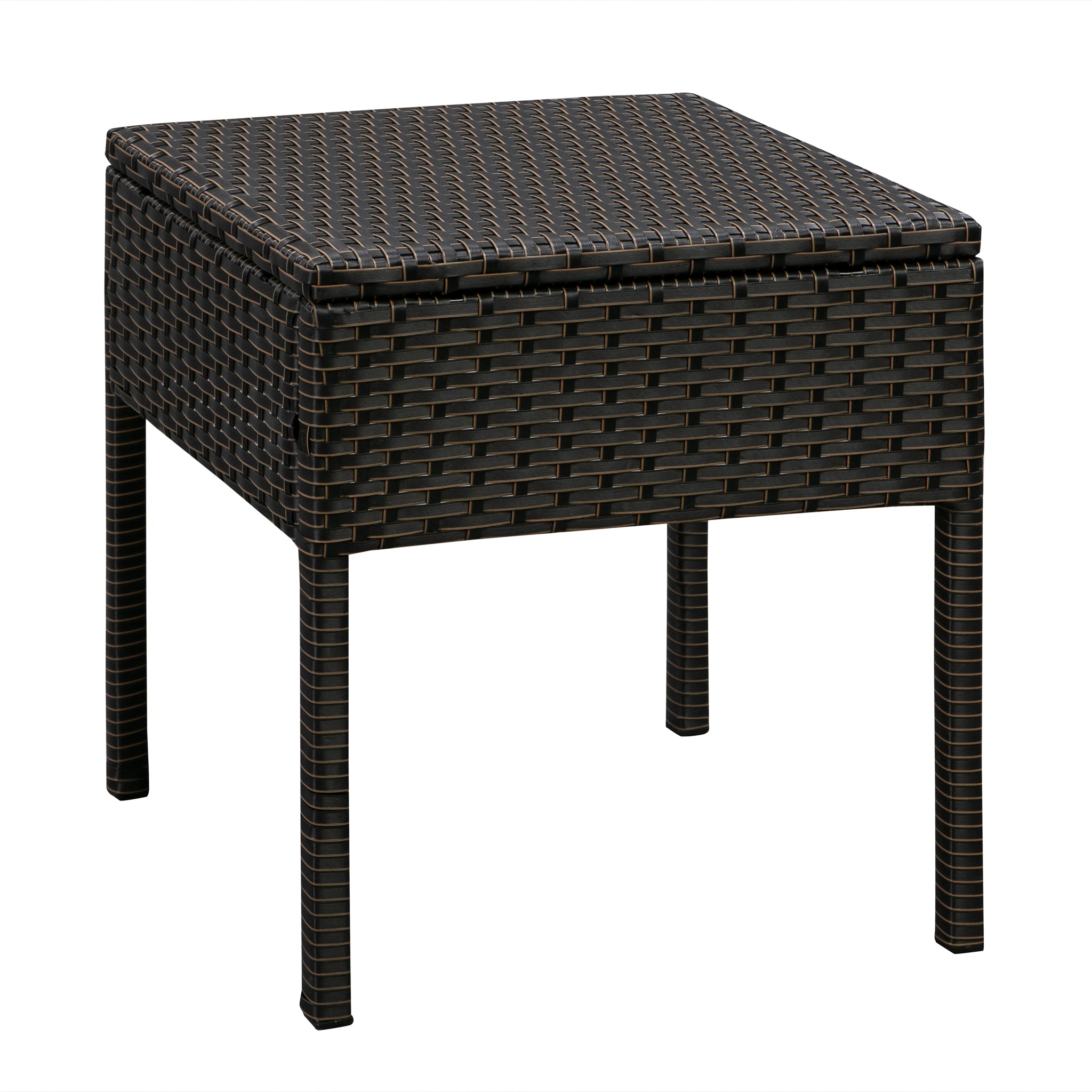 Bern Balcony Chat Set in Mocha Wicker | 63358