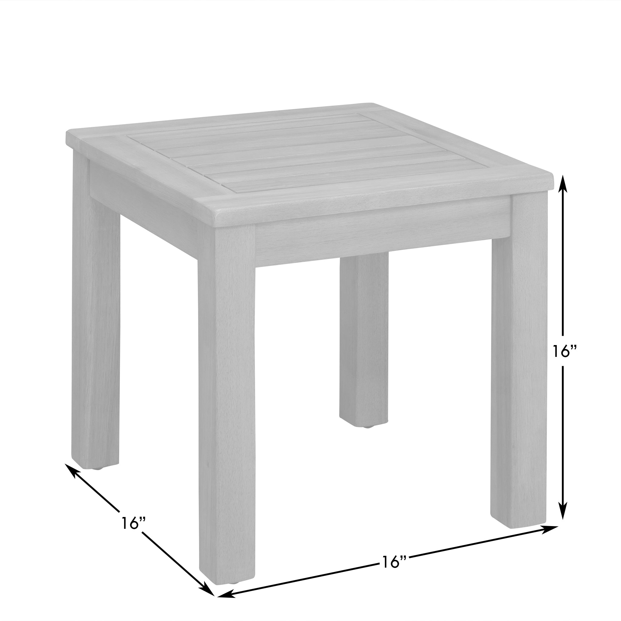 Lio/Oslo Wooden Side Table | 63407