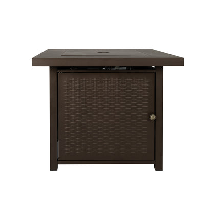 Waitling Square LPG Fire Pit in Mocha | 63460