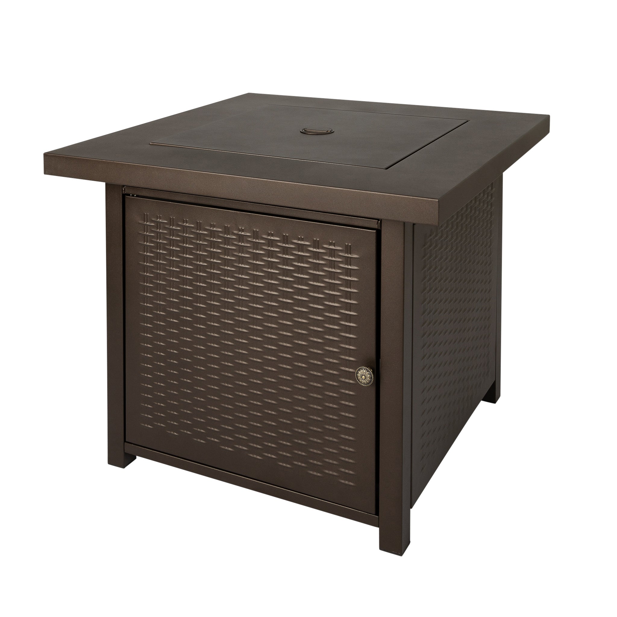 Waitling Square LPG Fire Pit in Mocha | 63460