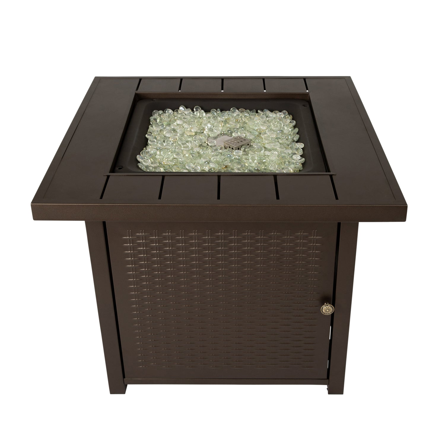 Harrington Square LPG Fire Pit in Mocha | 63461