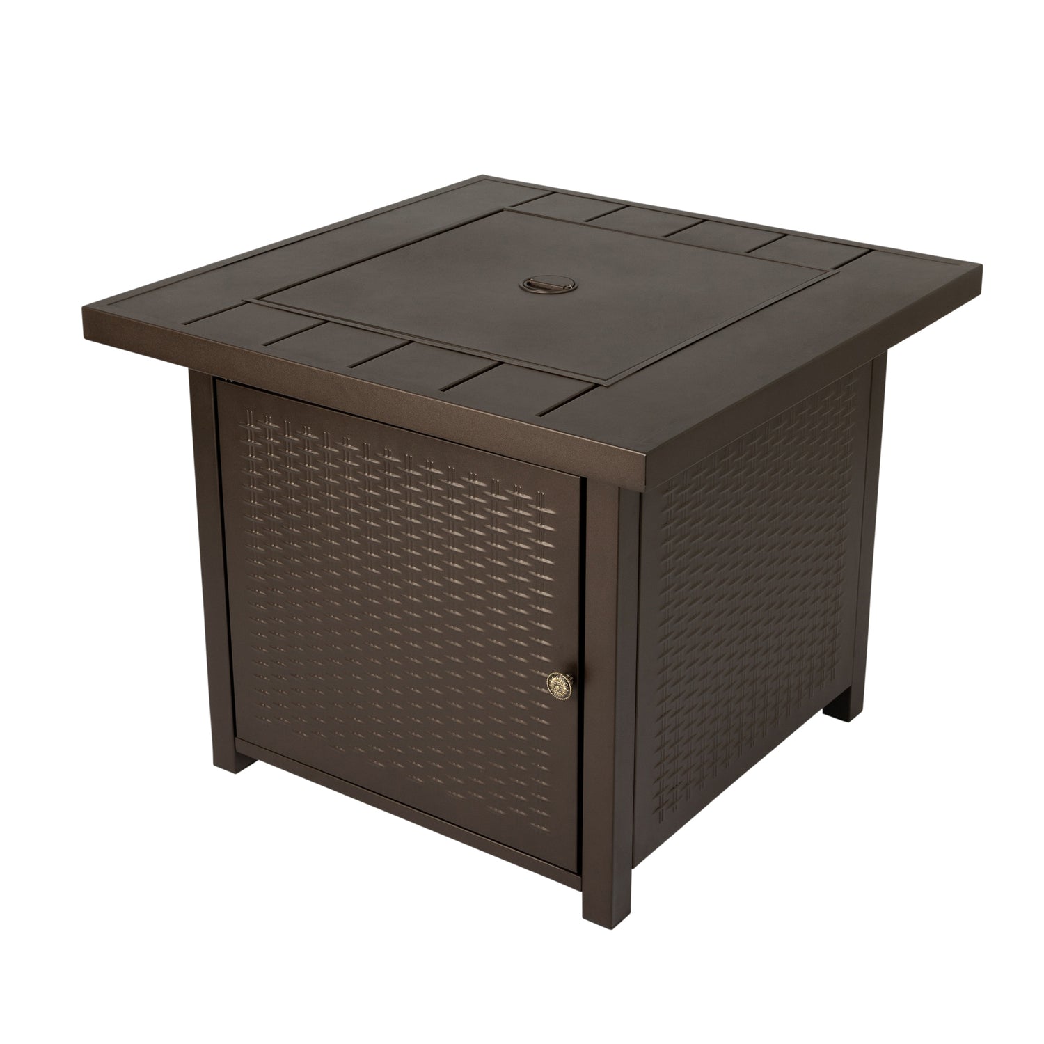 Harrington Square LPG Fire Pit in Mocha | 63461