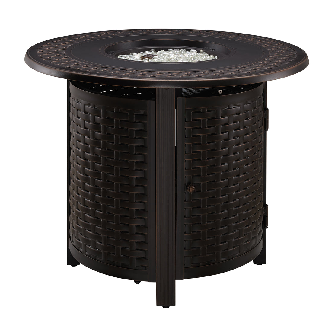 Hendricks Aluminum 34&quot; Round LPG Fire Pit | 63686