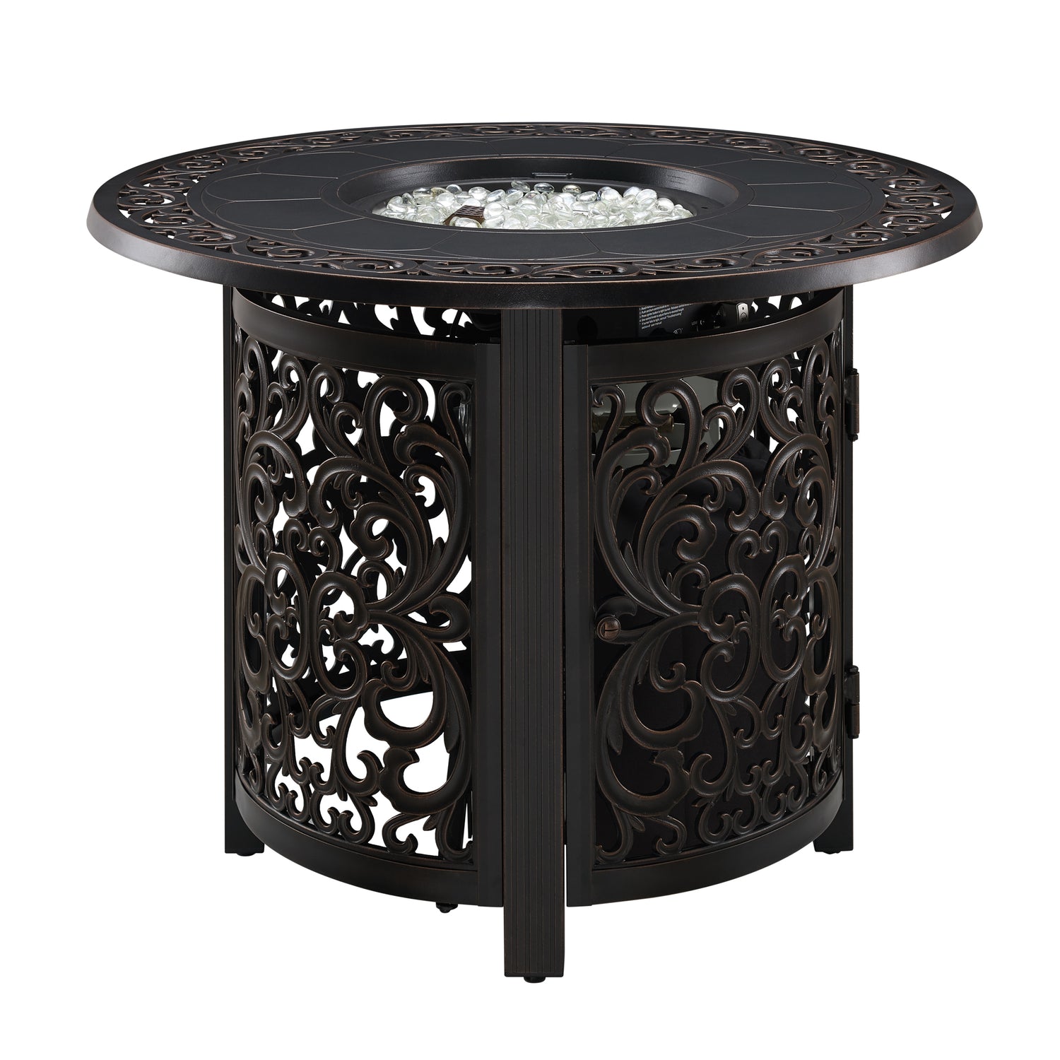 Jackson 34&quot; Round Aluminum LPG Fire Pit | 63689