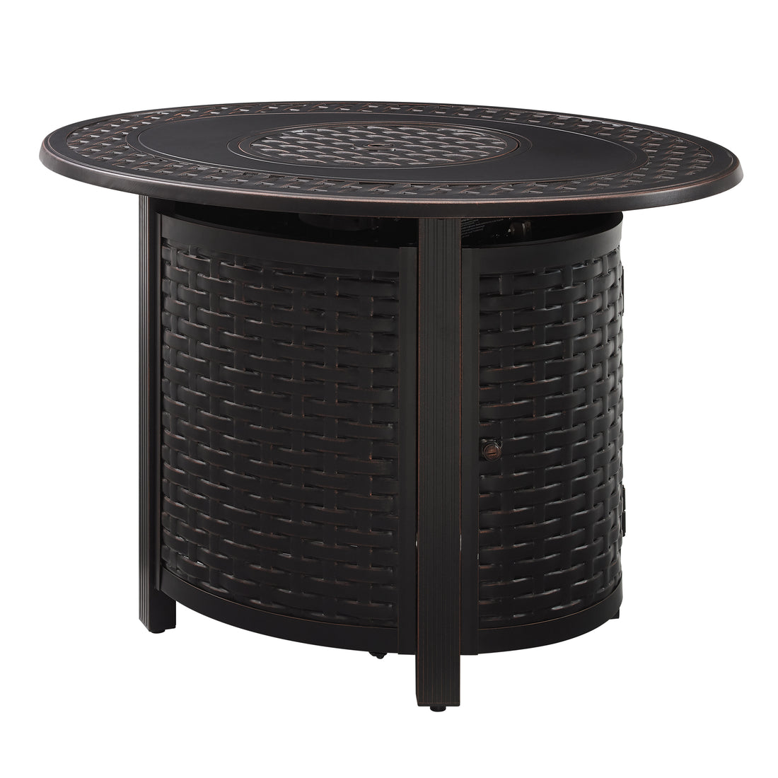 Davis Aluminum Oval LPG/NG Fire Pit | 63696