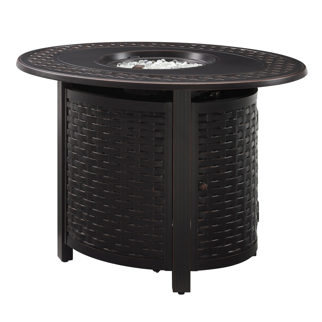 Davis Aluminum Oval LPG/NG Fire Pit | 63696