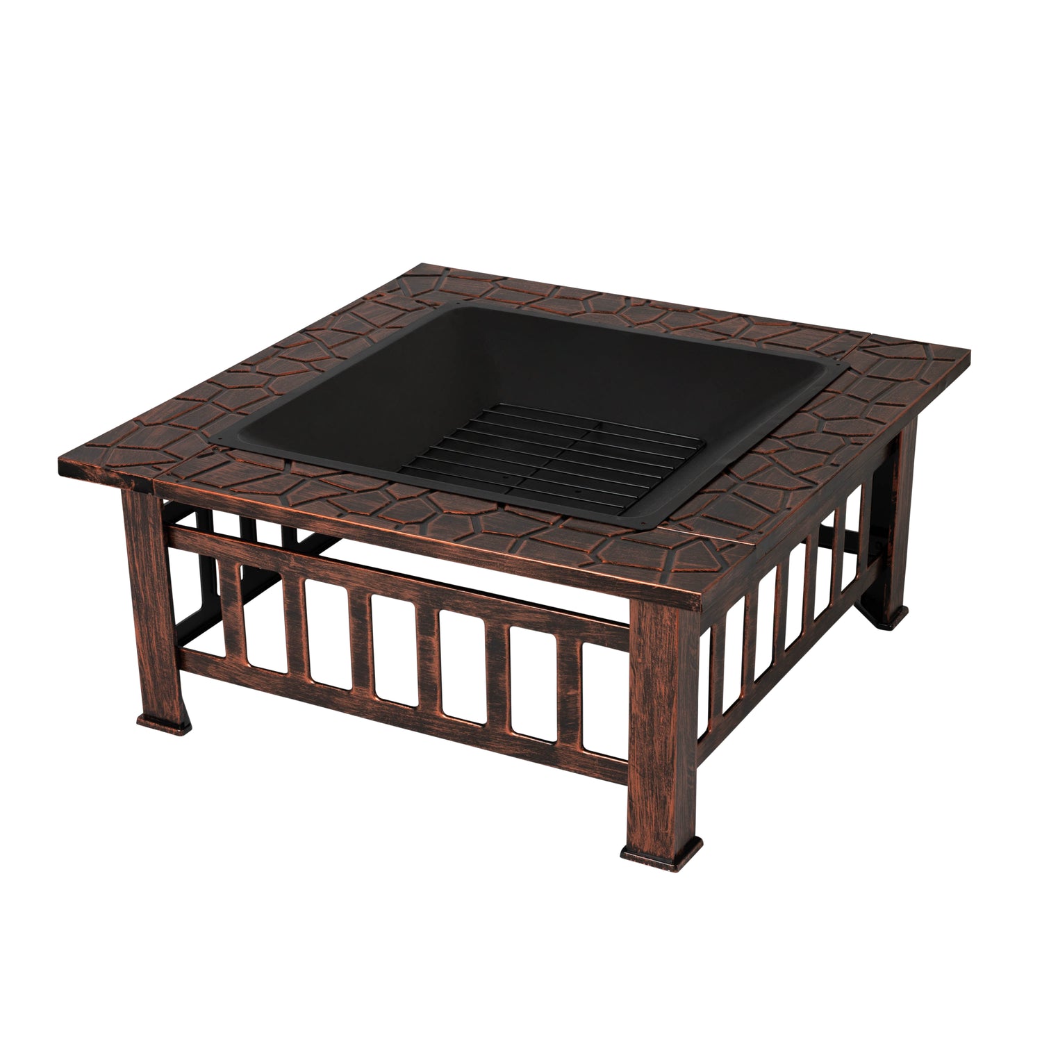 Foxdale Square Wood-Burning Fire Pit | 64099